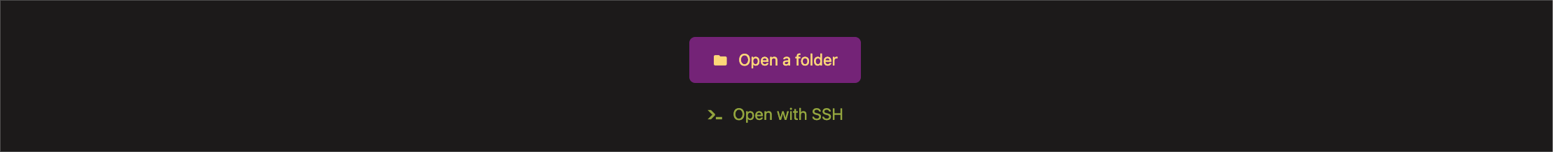Open with SSH