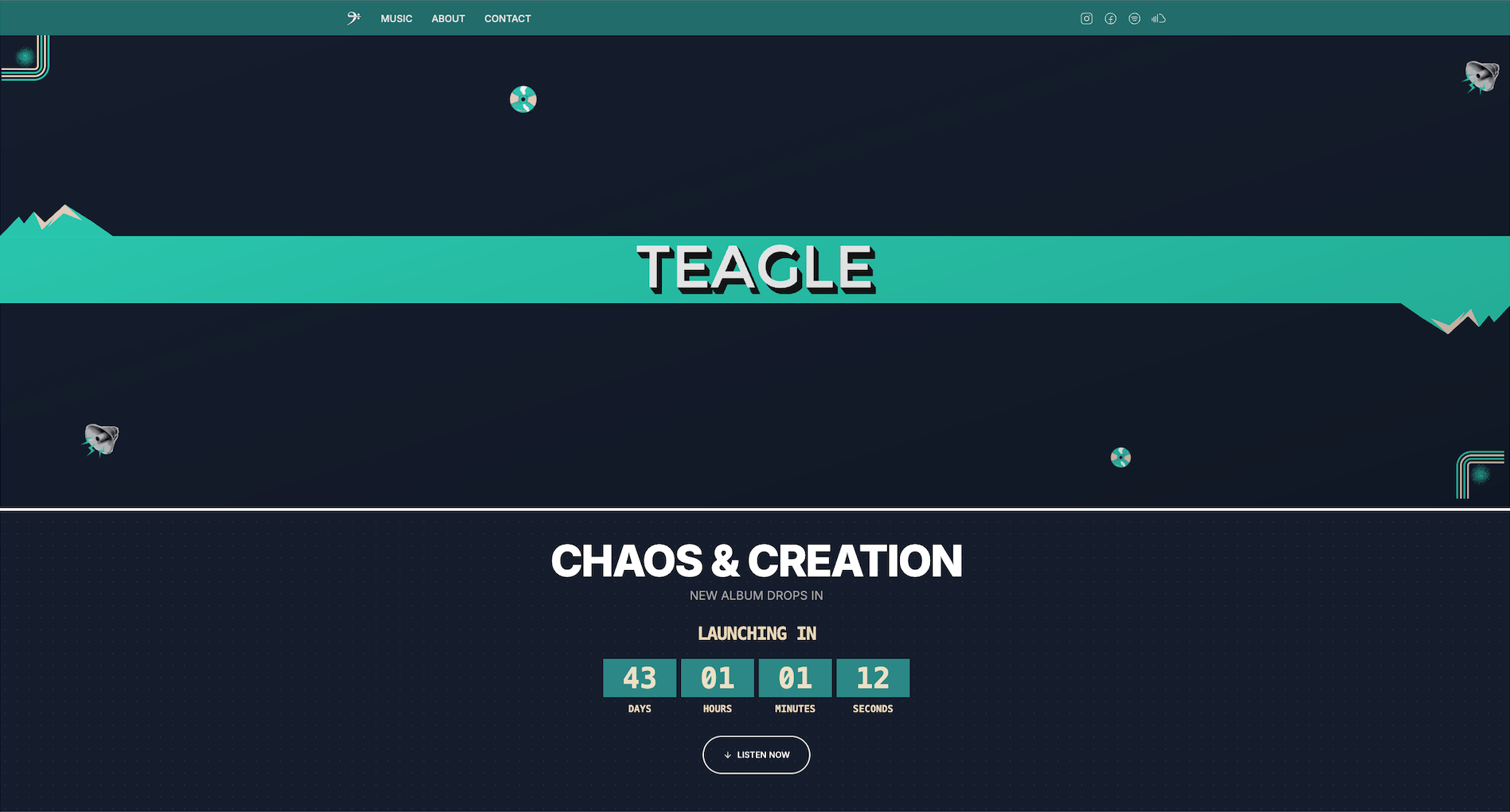 Website Landing Page